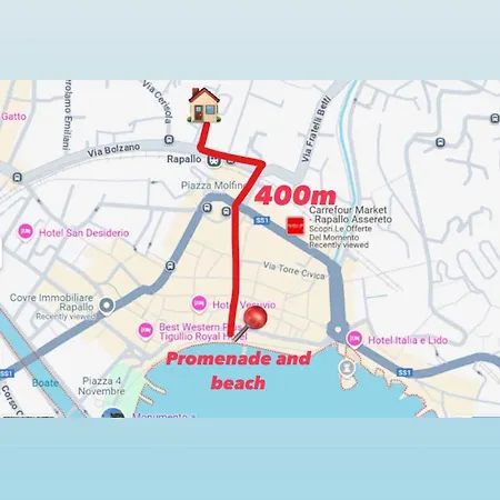 Riviera Lux شقة راباللو